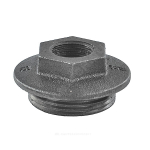 Заглушка (пробка) проходная 1 1/4"x1/2" правая резьба для чугунных радиаторов CRMTCLB
