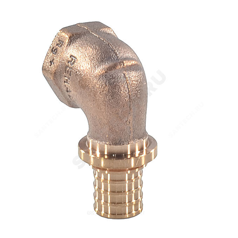 Угольник для PE-X труб аксиальный бронза Дн 20х1/2" ВР RAUTITAN RX+ Rehau 14563551001 (13660961001)