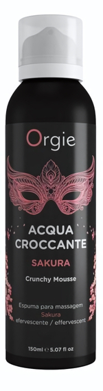 Хрустящая пенка для массажа Orgie Acqua Croccante Sakura с ароматом сакуры - 150 мл.