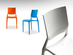 Стул пластиковый Scab Design Sirio, оранжевый