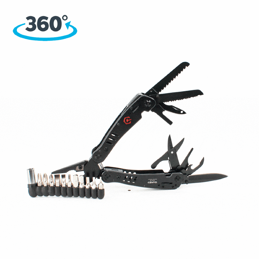 Мультитул Ganzo G302B (21 инстр.) 440C (56-58HRC) --