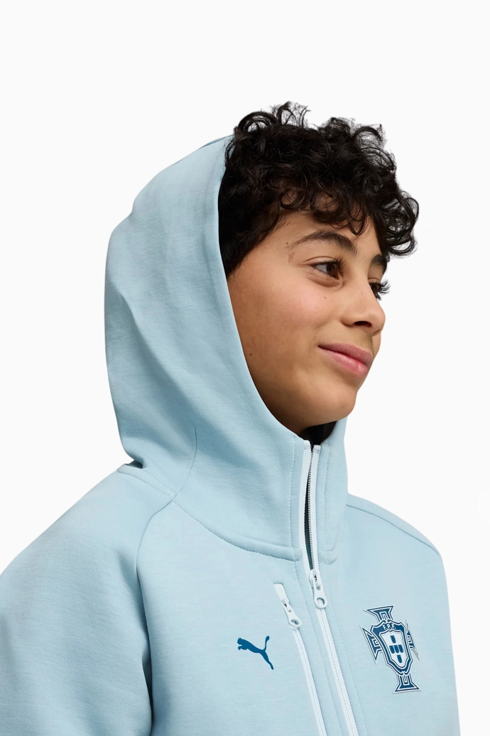 Кофта Puma Portugal 2026 PUMATECH Full-Zip Junior - синий