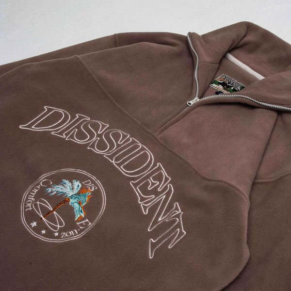 Толстовка флисовая DZ AW24 коричневая - фото 8