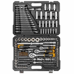 Набор инструментов 218пр. 1/4'',3/8'',1/2''(6гр.)
