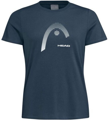 Женская футболка Head Club Lara T-Shirt - темно-синий