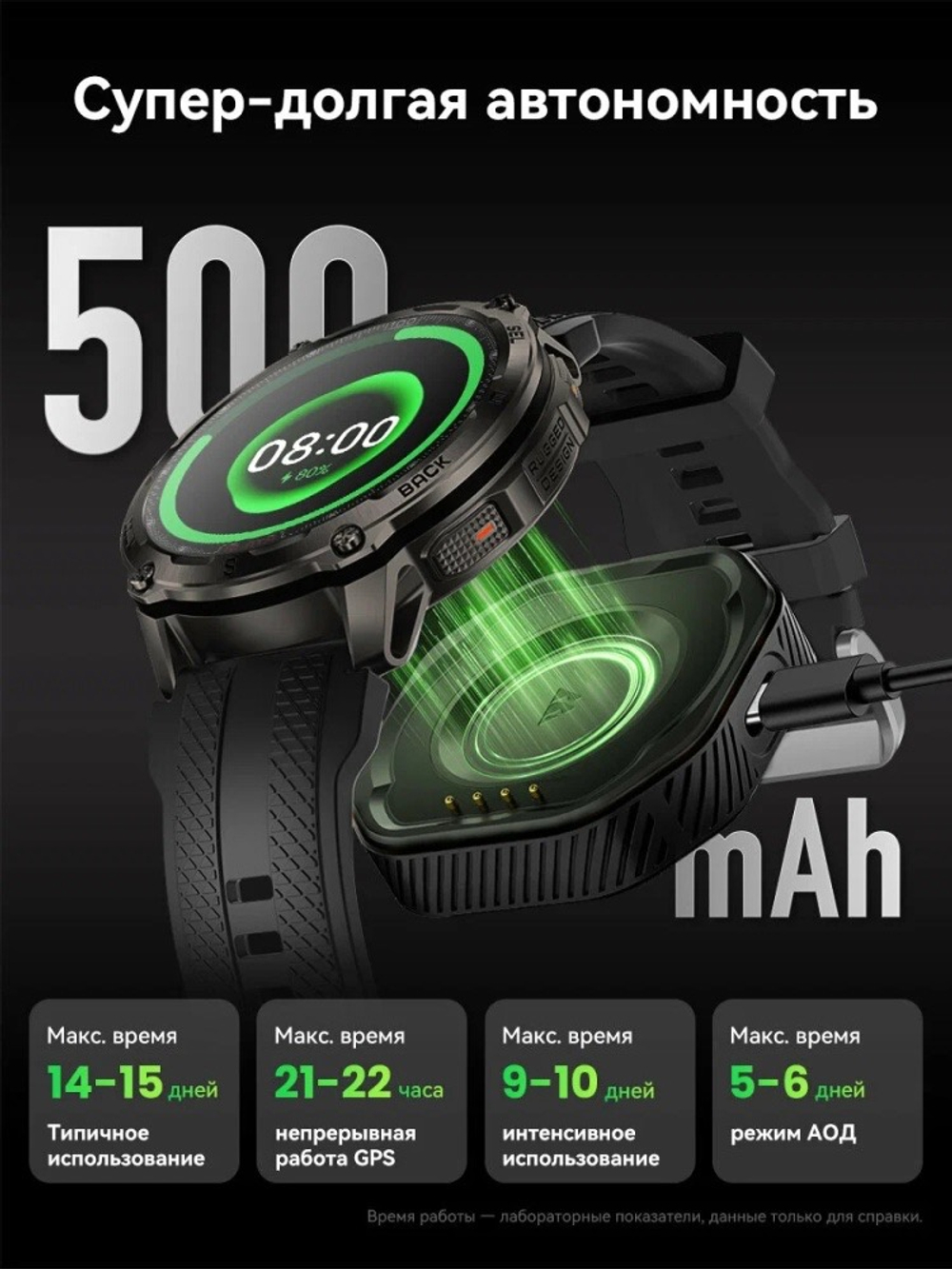 Смарт-часы KOSPET TANK T4 Special Edition 49 мм черный