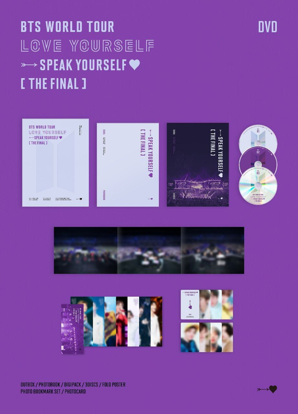 Фильм BTS - WORLD TOUR LOVE YOURSELF SPEAK YOURSELF THE FINAL DVD