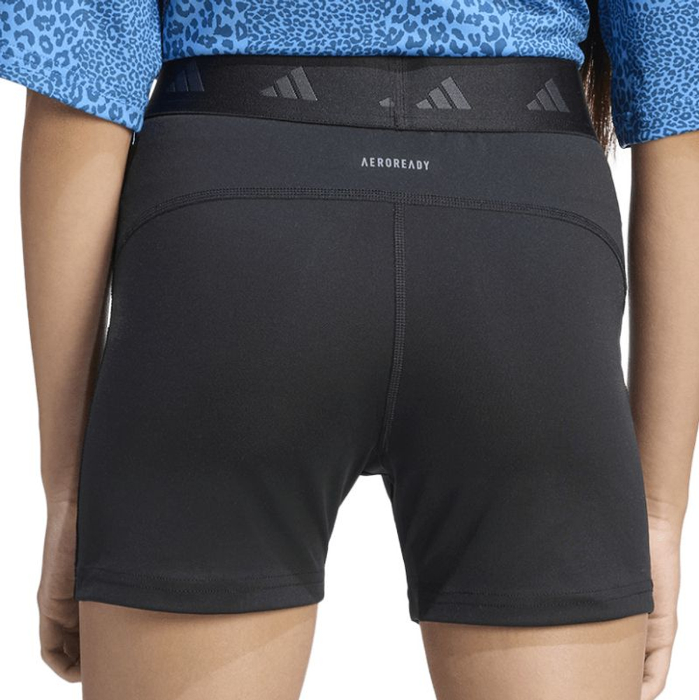Шорты для девочки теннисные Adidas Techfit Leggings - black/carbon/white