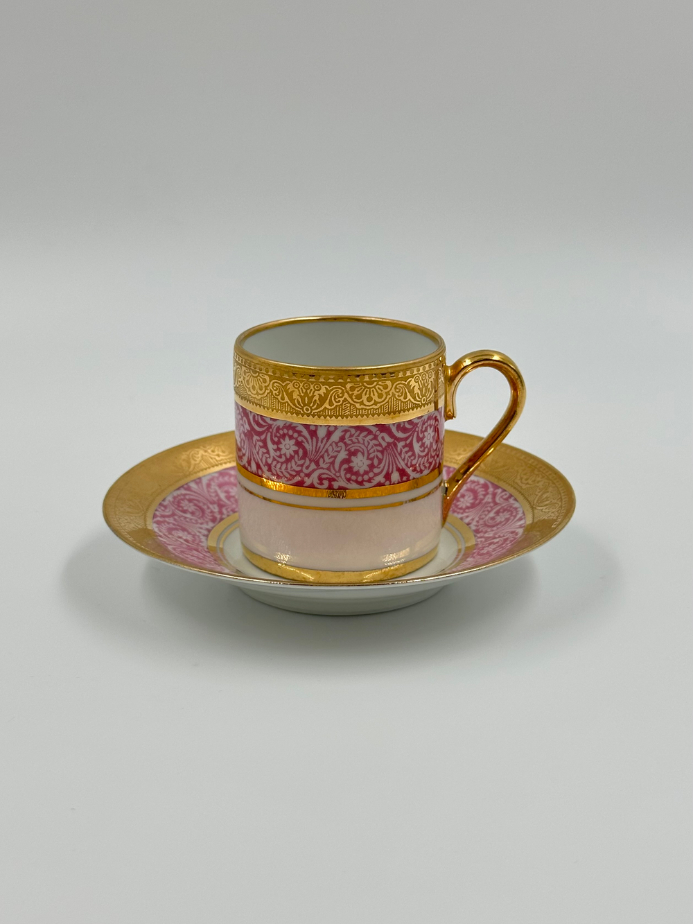 Кофейная пара розовая Legle, Limoges