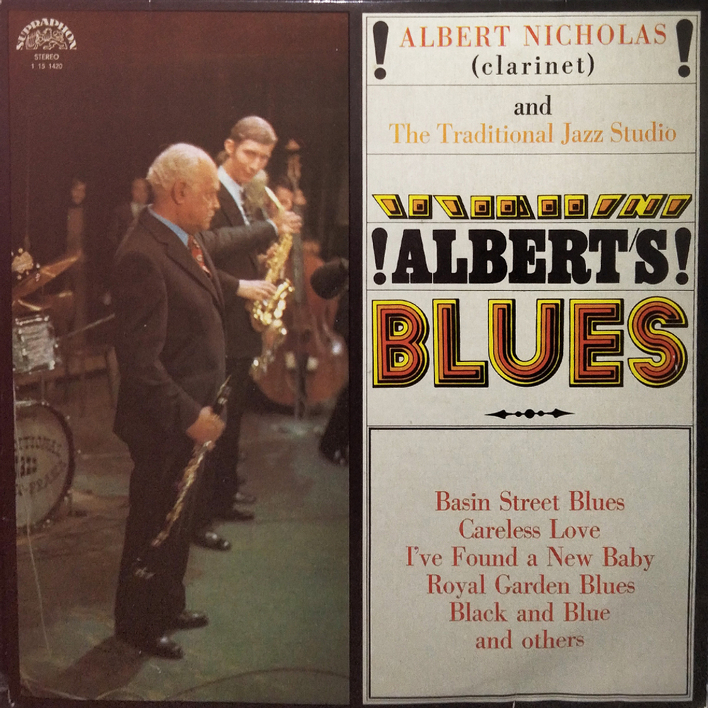 Albert Nicholas And The Traditional Jazz Studio / Albert's Blues (LP)