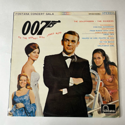 Винтажная виниловая пластинка LP Джеймс Бонд Агент 007, The Goldfingers, The Invaders, Do The Monkey With Bond (Япония 1966) (Без Оби)