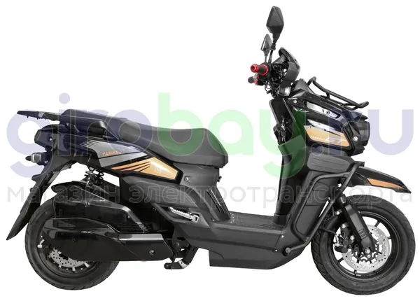 Электроскутер GT Tank 3000W (72V/60Ah) - Чёрный с кофром, обновленная версия фото №9