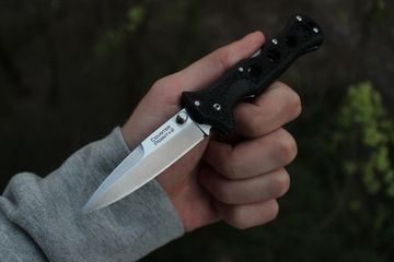 Складной нож Cold Steel 10AC Counter Point 2 c клинком из стали AUS-8, рукоять Grivory (Griv-Ex)