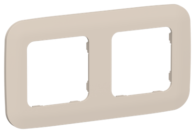 FLITE Рамка 2-местная РУ-2-А-ФлЛ льняной IEK