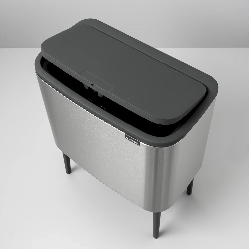 Brabantia Контейнер для мусора Bo Touch 11+23 л, матовое серебро EAN 8710755316227