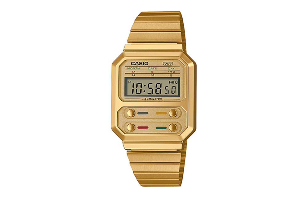 CASIO Men YOUTH Gold Watch A100WEG-9APR
