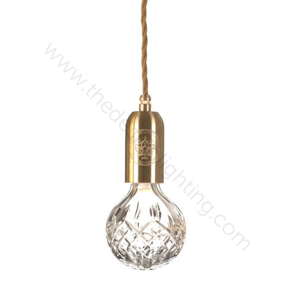 Pendant design lamp Crystal Bulb by Lee Broom (Clear)