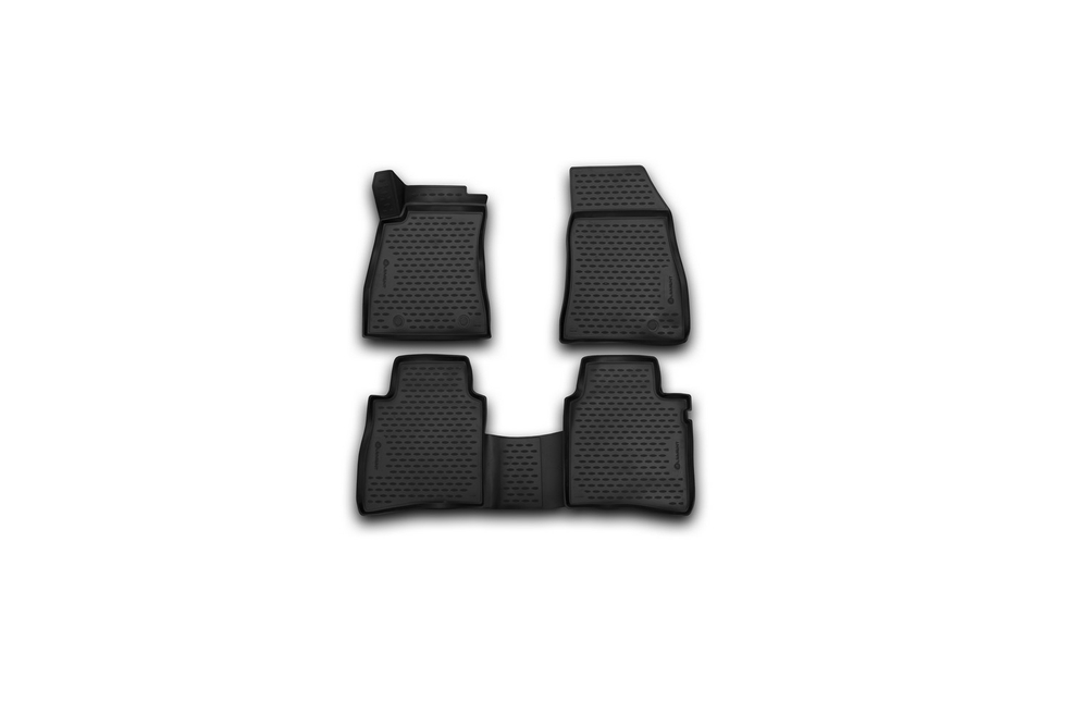 Коврики 3D в салон NISSAN Sentra, 2014->, 4 шт. (полиуретан)