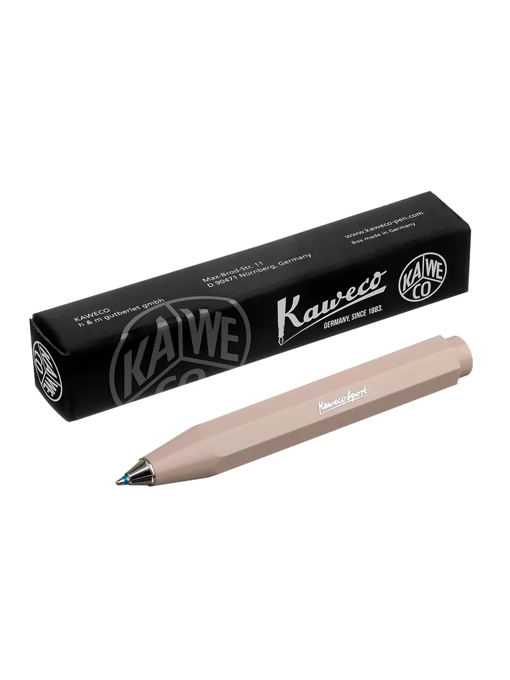 Ручка шариковая KAWECO SKYLINE Sport Macchiato (10001169) 1.0 мм кофейный корпус