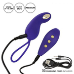 Фиолетовый вибротренажёр Кегеля с электростимуляцией Intimate E-Stimulator Remote Teaser (Цвет: фиолетовый)