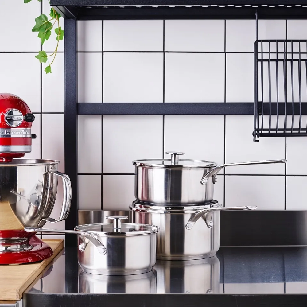 KitchenAid Набор из 3 кастрюль 16+18+20 см EAN 4895156698340
