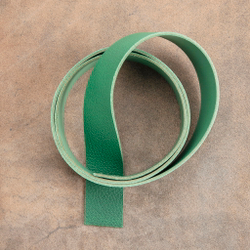Ременная заготовка Олион цв. Зеленый / Olione Green, толщ. 3,2+ мм