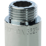 Удлинитель резьбовой STOUT SFT 0002 - 1/2" длина 50 мм (ВР/НР, латунь хромированная)