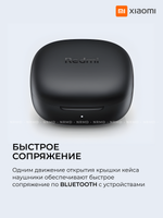 Наушники беспроводные Xiaomi Redmi Buds 6 Play Black M2420E1 (BHR8776GL)
