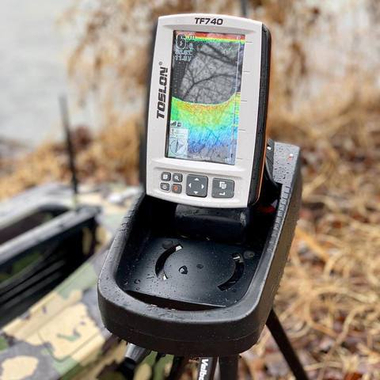 БЕСПРОВОДНОЙ ЦВЕТНОЙ ЭХОЛОТ FISH-FINDER TF-740 LI-ION GPS+XPILOT