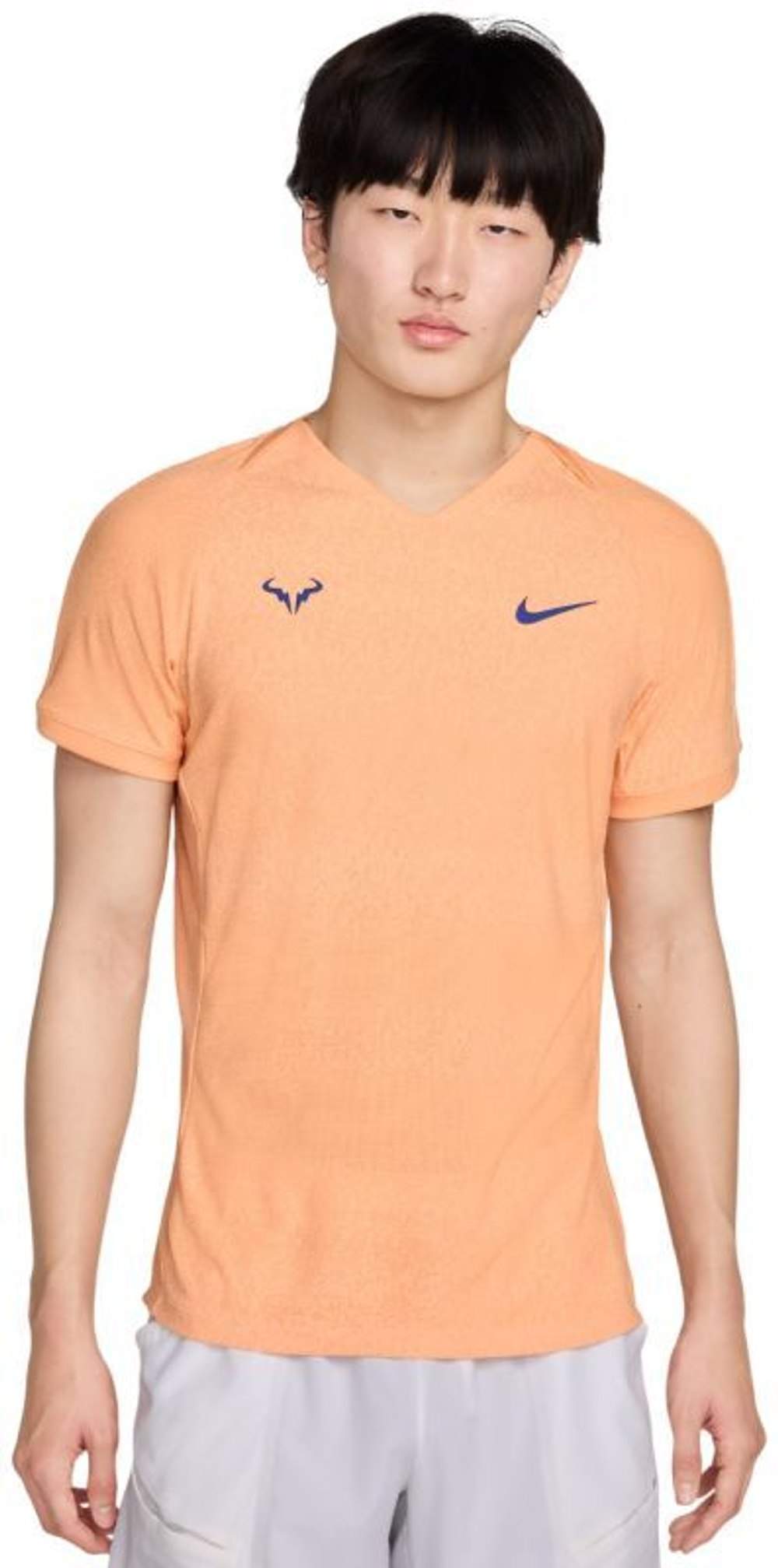 Мужская теннисная футболка Nike Court Rafa Dri-Fit Short Sleeve - Оранжевый