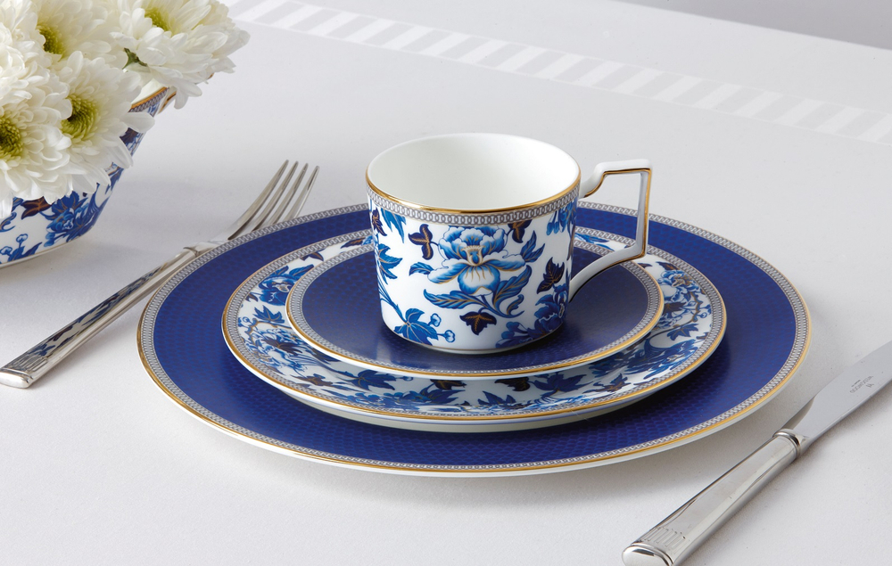 Wedgwood Чашка с гибискусом и блюдцем 70 мл для эспрессо 1058002