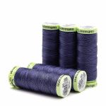 Нитки отделочные Gutermann Top Stitch 30 (30 метров), 5 кат. | 086 фиолетовый джинс