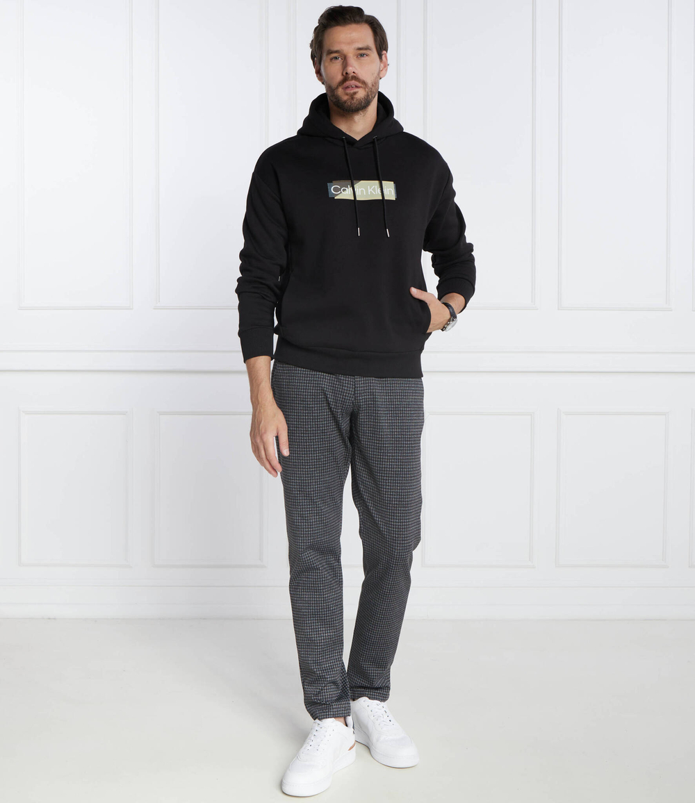 Худи LAYERED GEL LOGO HOODIE Calvin Klein - черный(K10K111820)