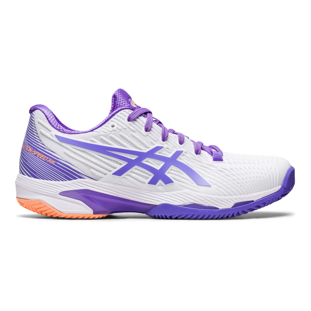 Женские теннисные кроссовки ASICS Solution Speed FF 2 Clay Court Shoe Women - White, Lilac