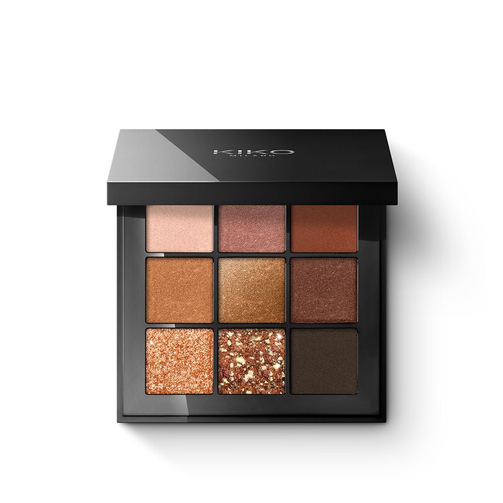 Палетка теней KIKO Milano Glamour Multi Finish Eyeshadow Palette - 02