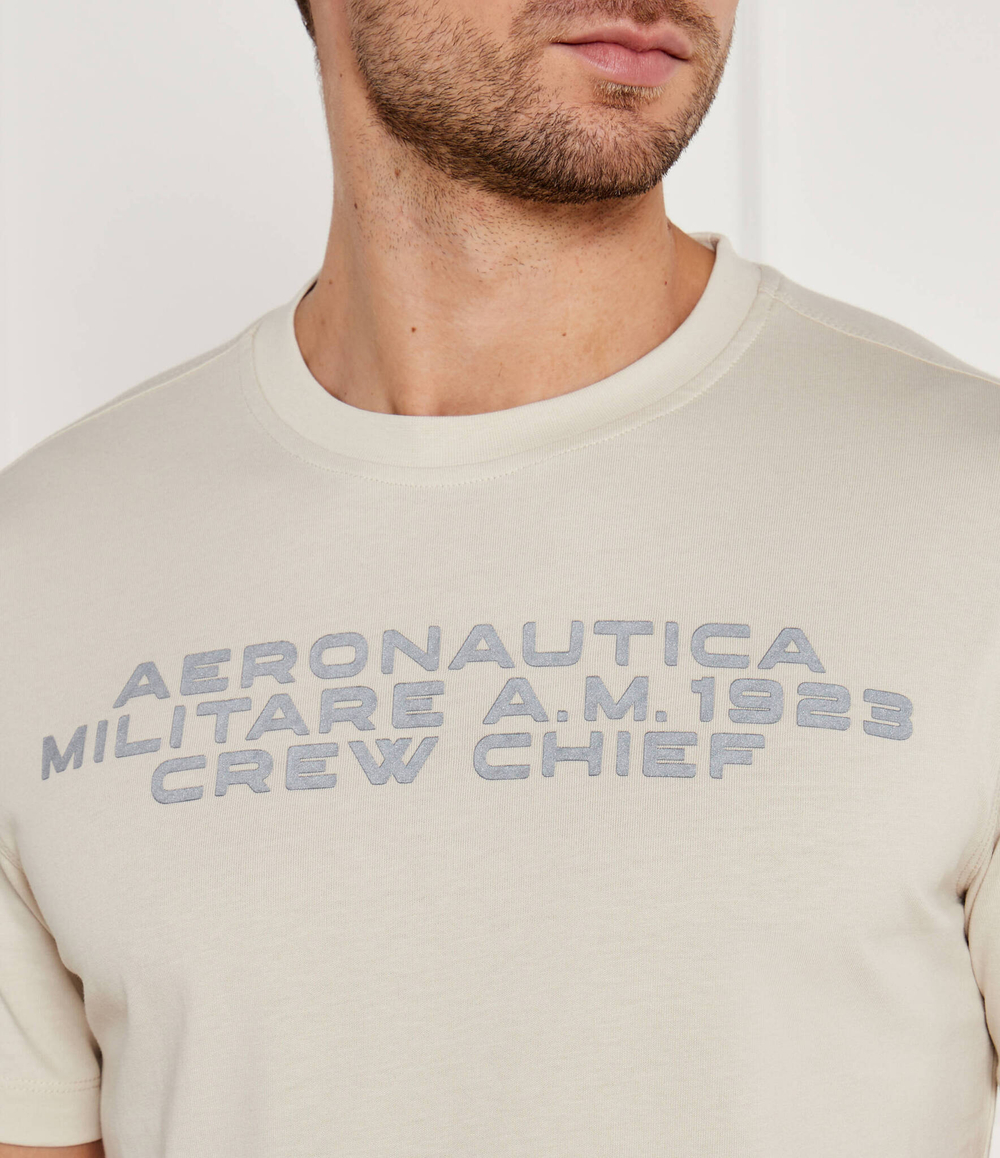 Футболка Aeronautica Militare - бежевый(TS2330J611)