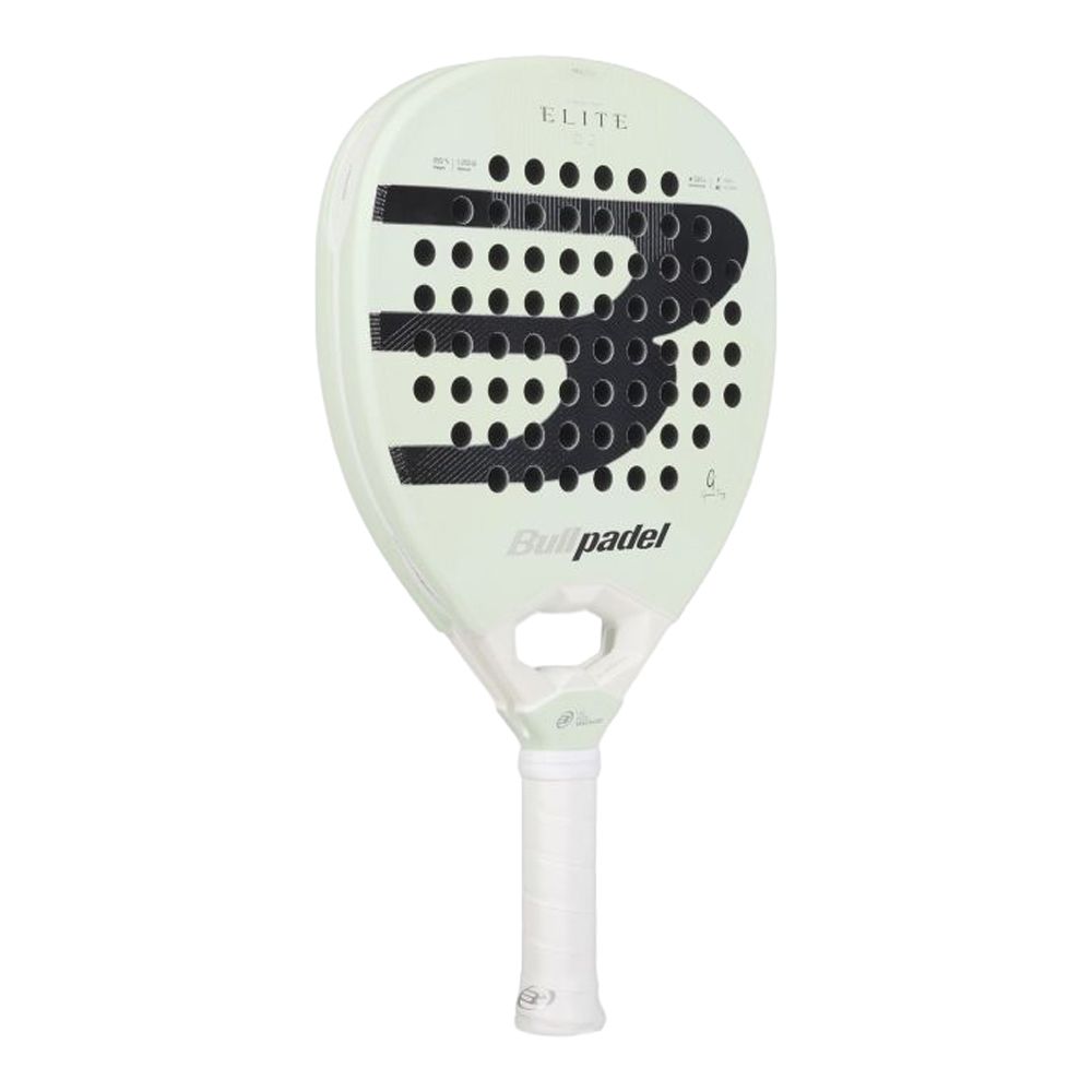 Ракетка для падела BULLPADEL Elite 02 2027, 497248,для профес-в, стекловолокно, карбон, мятный.,черн