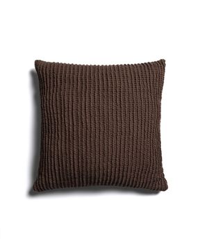 Чехол для подушки Solly из 100% хлопка, вафельный, коричневый, 50 x 50 см