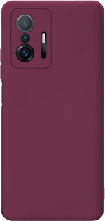 Мягкий Soft Touch чехол из силикона для XIAOMI 11T PRO / 11T с бархатной подкладкой