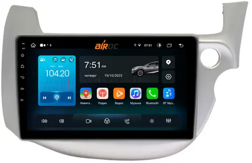 Магнитола для Honda FIT 2 2007-2014, FIT Shuttle - Airok RX-1902 Android 13, Быстрая, SIM-слот