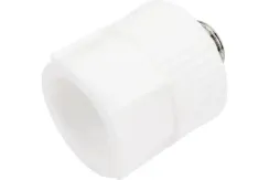 Муфта TEBO сварка НР 32*1/2" белая 35165