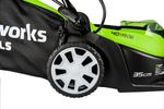 Аккумуляторная газонокосилка Greenworks G40LM35K5, 40v, 35 см, (2501907UG), с аккумулятором 5 А·ч и зарядным устройством