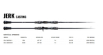 Удилище кастинговое Okuma Guide Select Jerk Casting 6'9" 204cm XXXH 80-140g 1+1pcs