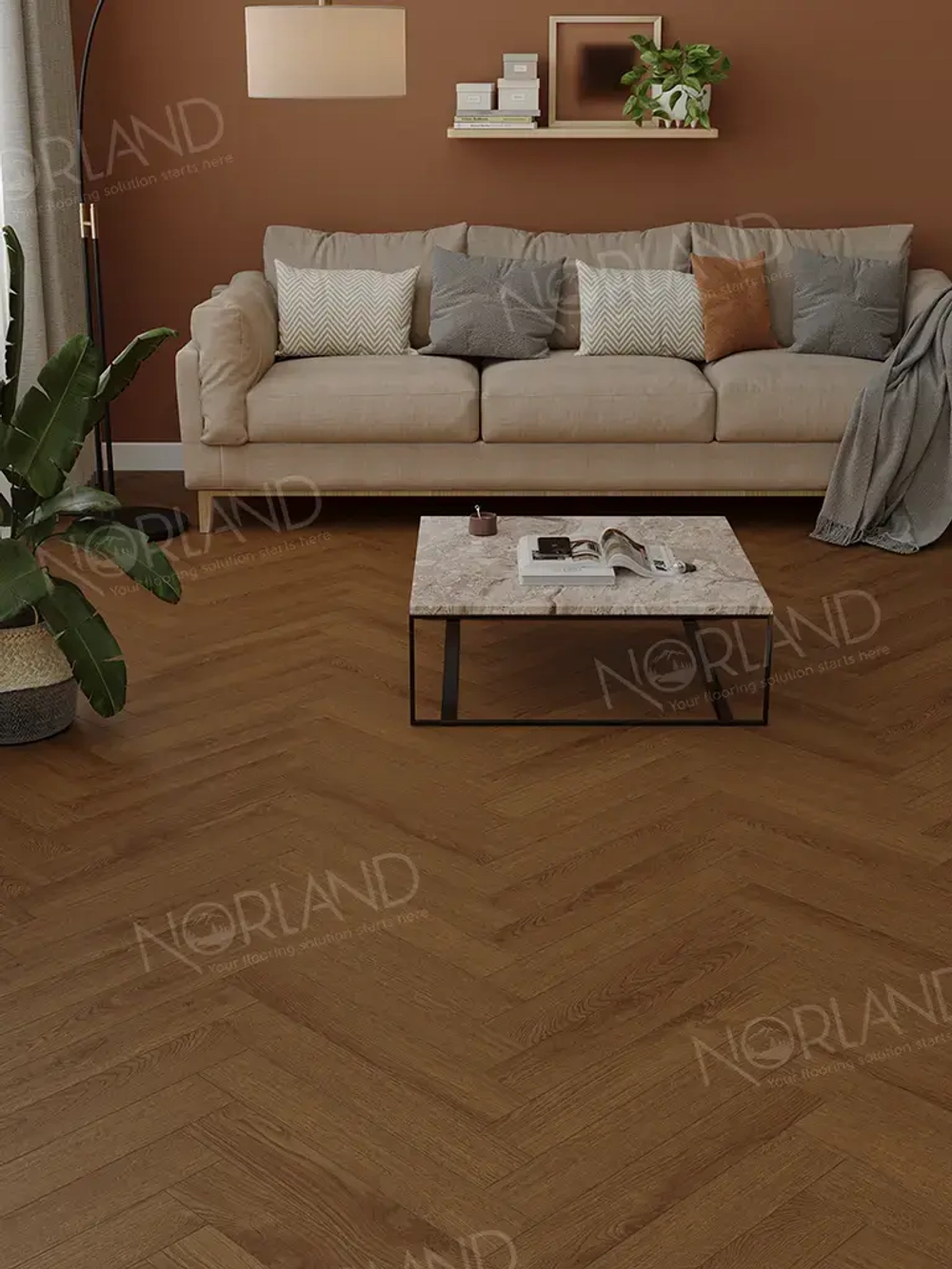 Ламинат Norland Herringbone Elegant Дуб Этна LF303-20