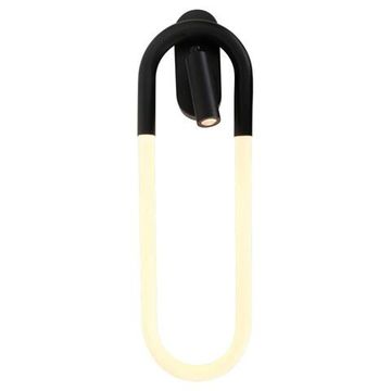 Светильник настенный (Бра) LED 26W+5W 3000K APL.344.01.02 чёрный Bernardet Aployt