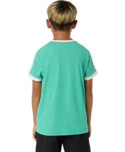 Футболка для мальчика теннисная Asics Boys Short Sleeve - aurora green