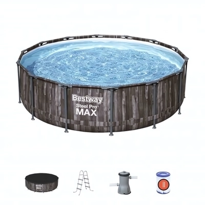 Бассейн каркасный Steel Pro MAX 427*107 см + 3 аксессуара Bestway (5614Z)