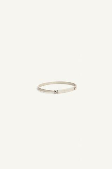 ZARA МЕТАЛЛИЧЕСКИЙ БРАСЛЕТ, СЕРЕБРЯНЫЙ