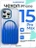 Чехол накладка iPhone 15 Pro Max 6.7" Gurdini Ocean Case (2) Transparent синий