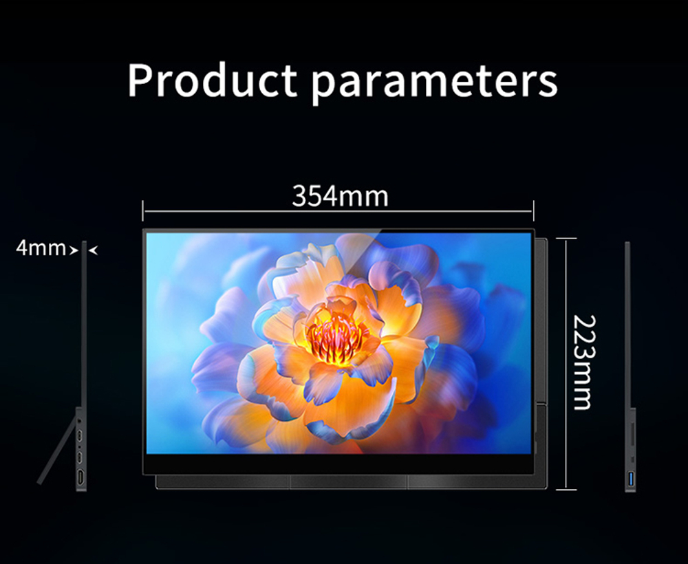 15.6" Портативный игровой монитор VChance SU15O 3840x2160, 60 Гц, OLED